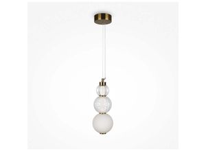 4262431054595 - Hängelampe Pendellampe Esstischleuchte led Wohnzimmerlampe Glaskugel h 1574 cm