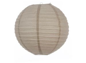 3560239522324 - Atmosphera - Kugellaterne Papier D35cm - Sand beige - Sand beige