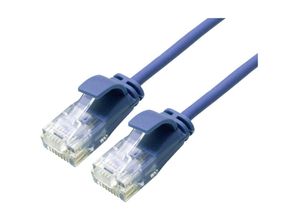 7630049624054 - - Roline green 21443940 RJ45 Netzwerkkabel Patchkabel cat 6a u utp 015 m Blau 1 St