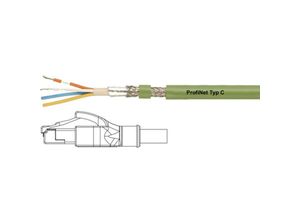 2050005253169 - Helukabel 806409 RJ45 Netzwerkkabel Patchkabel CAT 5e SF UTP 050 m Grün PUR-Mantel Geflechtschirm Folienschirm flexibler Innenleiter 1 St