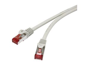 4064161172125 - RF-4724286 RJ45 Netzwerkkabel Patchkabel CAT 6 S FTP 3000 m Grau mit Rastnasenschutz vergoldete Steckkontakte Flammwidrig 1 St