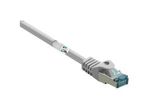 4064161223360 - RF-5224656 RJ45 Netzwerkkabel Patchkabel CAT 6a S FTP 2000 m Grau mit Rastnasenschutz Flammwidrig 1 St