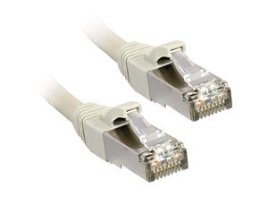 4002888472449 - 47244 RJ45 Netzwerkkabel Patchkabel cat 6 f utp 200 m Grau mit Rastnasenschutz 1 St - Lindy