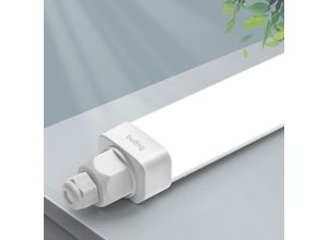 0744790766752 - 1 Stück Feuchtraumleuchte Led 150cm 45W 4500LM 4000K led Wannenleuchte Verknüpfbar Led Werkstattlampe Kellerleuchte Wasserfest IP65 Feuchtraum