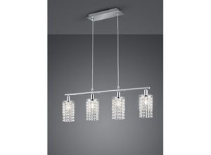 8055303912439 - Iperbriko - Posh Suspension 4xE14 Chromglas L80 cm Trio Beleuchtung