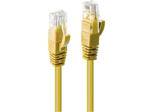 4002888480659 - 48065 RJ45 Netzwerkkabel Patchkabel cat 6 u utp 500 m Gelb 1 St - Lindy