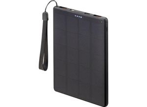 4064161151175 - Voltcraft - SL-100VC Solar Powerbank 10000 mAh Power Delivery LiPo Schwarz