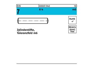 4051427231139 - Zylinderstift DIN 7 10 m6 x 16 A 4 DIN 7 4051427231139 - Zylinderstift DIN 7 10 m6 x 16 A 4 DIN 7
