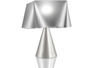 0748323550061 - Linea Zero - Silver Cone Tischlampe aus Kunststoff Cm 28 x 32 Std