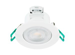 5410288055640 - LED-Einbaustrahler 48W start 2700-4000K 500lm Konv 1LED Kst IP44 ws Ø EB68-74mm - Sylvania