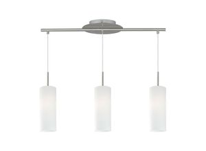 9002759859787 - 85978 Hängeleuchte Troy 3 Glas satiniert weiß lackiert 3X40W L72 H110cm - Eglo