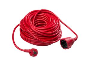 4011160511530 - As-schwabe - Verlängerungsleitung 15m rot Stecker Kupplung H05VV-F 3G15 IP20