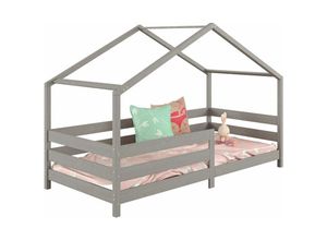 4016787713220 - - Hausbett rena in 90 x 200 cm mit Rausfallschutz in grau