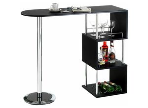 4016787132021 - - Bartisch vigando in schwarz und chrom