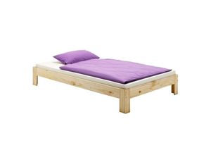 4016787728057 - - Futonbett Thomas 90 x 200 cm natur lackiert