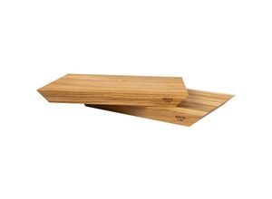 4019111040726 - Schneidebrett SIENA HOME BRESCIA Schneidebretter Gr B H L 25 cm x 3 cm x 35 cm braun (holzfarben) Schneidebretter 45 Griffleiste aus FSC-zertifiziertem Eichenholz