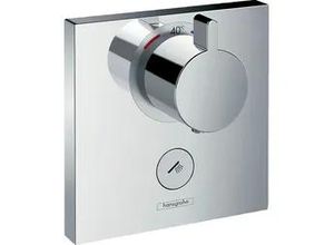 4057651611143 - Brausethermostat HANSGROHE ShowerSelect Armaturen Gr H T 155 cm x 67 cm silberfarben (chrom) Duscharmaturen HighFlow Unterputz für 1 Funktion und einen zusätzlichen Abgang chrom