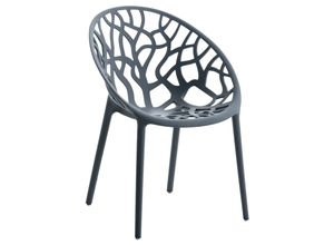 4251756450724 - Gartenstuhl Hope Kunststoff I Stapelstuhl wetterfest und UV-beständig I Outdoorstuhl pflegeleicht I Sessel für draußen