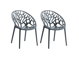 4251756463342 - 2er Set Gartenstühle Hope Kunststoff I Stapelstühle wetterfest und UV-beständig I Outdoorstühle pflegeleicht I Sessel für draußen 4251756463342 - 2er Set Gartenstühle Hope Kunststoff I Stapelstühle wetterfest und UV-beständig I Outdoorstühle pflegeleicht I Sessel für draußen