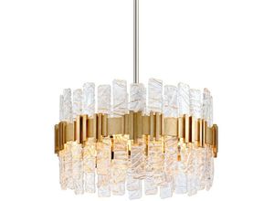 0782042683198 - Hudson Valley Lighting - Ciro 5-flammige Pendelleuchte antique Leaf Edelstahl Glas 0782042683198 - Hudson Valley Lighting - Ciro 5-flammige Pendelleuchte antique Leaf Edelstahl Glas