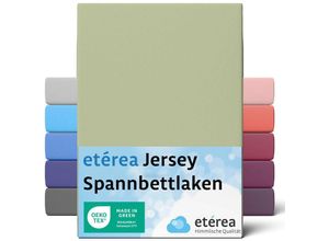 4055971101610 - Comfort Jersey Spannbettlaken Lind 140x200 cm - 160x200 cm - Lind - Etérea