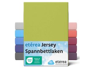 4055971100194 - Comfort Jersey Spannbettlaken Jade 60x120 cm - 70x140 cm - Jade - Etérea