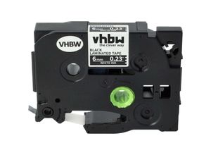 4068201546143 - vhbw 1x Schriftband-Kassette Ersatz für Brother TZE-315 für Etiketten-Drucker 6mm Weiß auf Schwarz