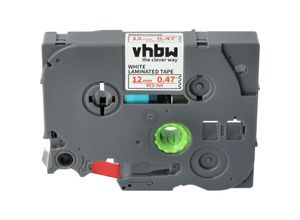 4068201796777 - 1x Schriftband-Kassette Ersatz für Brother TZ-232 TZE-232 für Etiketten-Drucker 12mm Rot auf Weiß - Vhbw 4068201796777 - 1x Schriftband-Kassette Ersatz für Brother TZ-232 TZE-232 für Etiketten-Drucker 12mm Rot auf Weiß - Vhbw