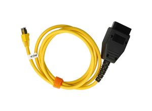 4068201580093 - Obd Adapter 16 Pin OBD2 Buchse auf RJ45 Stecker kompatibel mit bmw 6er Serie F06 F12 F13 Auto pkw Motorrad - Verbindungsadapter - Vhbw