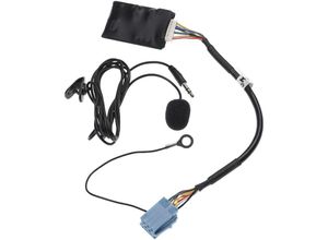 4068201834349 - Bluetooth Adapter kompatibel mit vw Cabrio 1998-2001 Phaeton Rhapsody New Beetle Gamma cd Autoradio - Inkl Mikrofon Klinkenkabel + Clip - Vhbw