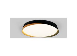 8435427157457 - Barcelona Led - led Deckenleuchte in Holzoptik cct 36W ø50cm IP22 - schwarz