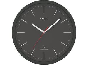 4002390083935 - Funk Wanduhr MAULjump rund für Innenräume Minuten & Stundeneinheiten ∅ 305 mm Kunststoff & Mineralglas schwarz-weiß inkl Batterie