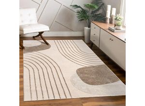 4061981307669 - Teppich Tuana 216 Teppiche Gr B L 160 cm x 230 cm 15 mm 1 St beige Esszimmerteppiche Kurzflor modernes Design Regenbogen Hoch-Tief Struktur Scandi-Look 4061981307669 - Teppich Tuana 216 Teppiche Gr B L 160 cm x 230 cm 15 mm 1 St beige Esszimmerteppiche Kurzflor modernes Design Regenbogen Hoch-Tief Struktur Scandi-Look