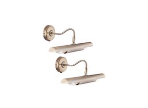 4260348824881 - Etc-shop - Bilderleuchte Wand messing Gemäldeleuchte altmessing Spiegelleuchte Metall beweglicher Spot mit Schalter 365 cm 2er Set 4260348824881 - Etc-shop - Bilderleuchte Wand messing Gemäldeleuchte altmessing Spiegelleuchte Metall beweglicher Spot mit Schalter 365 cm 2er Set