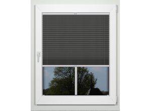 4042627390207 - Plissee INDEKO superior grau (anthrazit weiß) B60cm H220cm Obermaterial 94% Polyester 6% sonstige Fasern Plissees nach Maß