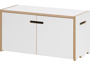 0742832753937 - Mehrzweckregal TOJO hochstapler weiß B76cm H383cm T32cm MDF Regale Mehrzweckregal Standregal Grund- und Anbaumodule die miteinander kombiniert werden können