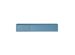 5706953326260 - TV-Board HAMMEL FURNITURE Mistral Fernsehschrank Medienmöbel Hängend Sideboards Gr B H T 133 cm x 224 cm x 325 cm 1 blau TV-Lowboards Schublade und Klapptür Lowboard B 133 cm