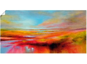 4062144767627 - Wandbild ARTLAND Ein perfekter Tag Bilder Gr B H 40 cm x 20 cm Poster Bilder vom Sonnenuntergang & -aufgang Querformat 1 St bunt Kunstdrucke als Alubild Leinwandbild Wandaufkleber oder Poster in versch Größen