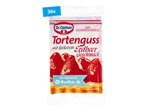 4000521021610 - Dr Oetker Tortenguss Erdbeer für 3 x 250 ml 36er Pack