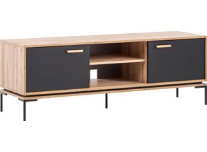 4027181115039 - Lowboard LOOKS BY WOLFGANG JOOP Looks Sideboards Gr B H T 1546 cm x 537 cm x 450 cm schwarz (eiche landhausfarben schwarz) Lowboards Breite 1546 cm