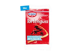 4000521164935 - Dr Oetker Tortenguss Rot für 3 x 250 ml 36er Pack