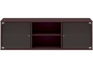 5706953297621 - Lowboard HAMMEL FURNITURE Mistral Hochwertig Schrank hängend stehend montierbar Sideboards Gr B H T 133 cm x 42 cm x 325 cm rot (bordeaux) Lowboards mit zwei Glastüren Wandmontage stehend montierbar Breite 133 cm 5706953297621 - Lowboard HAMMEL FURNITURE Mistral Hochwertig Schrank hängend stehend montierbar Sideboards Gr B H T 133 cm x 42 cm x 325 cm rot (bordeaux) Lowboards mit zwei Glastüren Wandmontage stehend montierbar Breite 133 cm