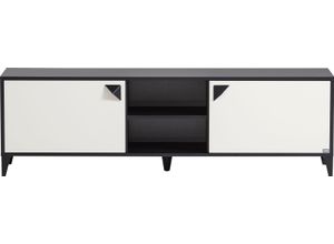 4027181120903 - TV-Board LOOKS BY WOLFGANG JOOP Looks Classic Sideboards Gr B H T 1600 cm x 487 cm x 390 cm schwarz (schwarzmatt cremebeige) TV-Lowboards Mit hochwertigen Metallbeschlägen und Softclose-Scharnieren 4027181120903 - TV-Board LOOKS BY WOLFGANG JOOP Looks Classic Sideboards Gr B H T 1600 cm x 487 cm x 390 cm schwarz (schwarzmatt cremebeige) TV-Lowboards Mit hochwertigen Metallbeschlägen und Softclose-Scharnieren