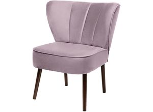 4042911611711 - Sessel FINK BRADY Gr Samtvelours VELVET B H T 67 cm x 76 cm x 67 cm rosa (rose velvet) mit Steppung im Rücken BTH 676776 cm Sitzhöhe 42 cm 4042911611711 - Sessel FINK BRADY Gr Samtvelours VELVET B H T 67 cm x 76 cm x 67 cm rosa (rose velvet) mit Steppung im Rücken BTH 676776 cm Sitzhöhe 42 cm