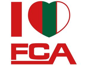 4063129110063 - Wandtattoo WALL-ART FC Augsburg I love FCA Wandtattoos Gr B H T 100 cm x 97 cm x 01 cm bunt (mehrfarbig) Wandtattoos Wandsticker selbstklebend entfernbar