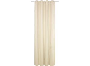 4004567142254 - Vorhang WIRTH WirthNatur Gardinen Gr 260 cm Ösen 130 cm beige 2-lagig