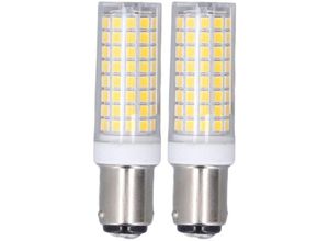 7906815710925 - Ejlife - 2 Stück LED-Maisbirne BA15D 10 w dimmbar energiesparend 102 LEDs Keramikglühbirne ac 100-120 v