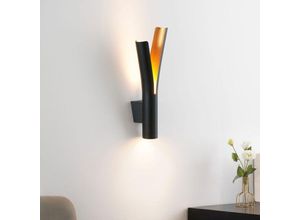 3611839022445 - Kosilum - Schwarze Design LED-Wandleuchte mit doppelter Beleuchtung - Nelia