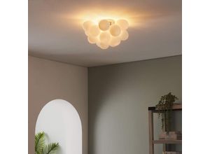 3611839023930 - Kosilum - Design Deckenlampe mit 17 weißen Gläsern in Traubenform -Bartali