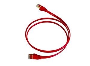 4060873269924 - Vago-tools - 05m CAT7 Patchkabel Netzwerkkabel flach rot Internet Kabel Patch